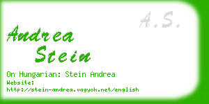 andrea stein business card